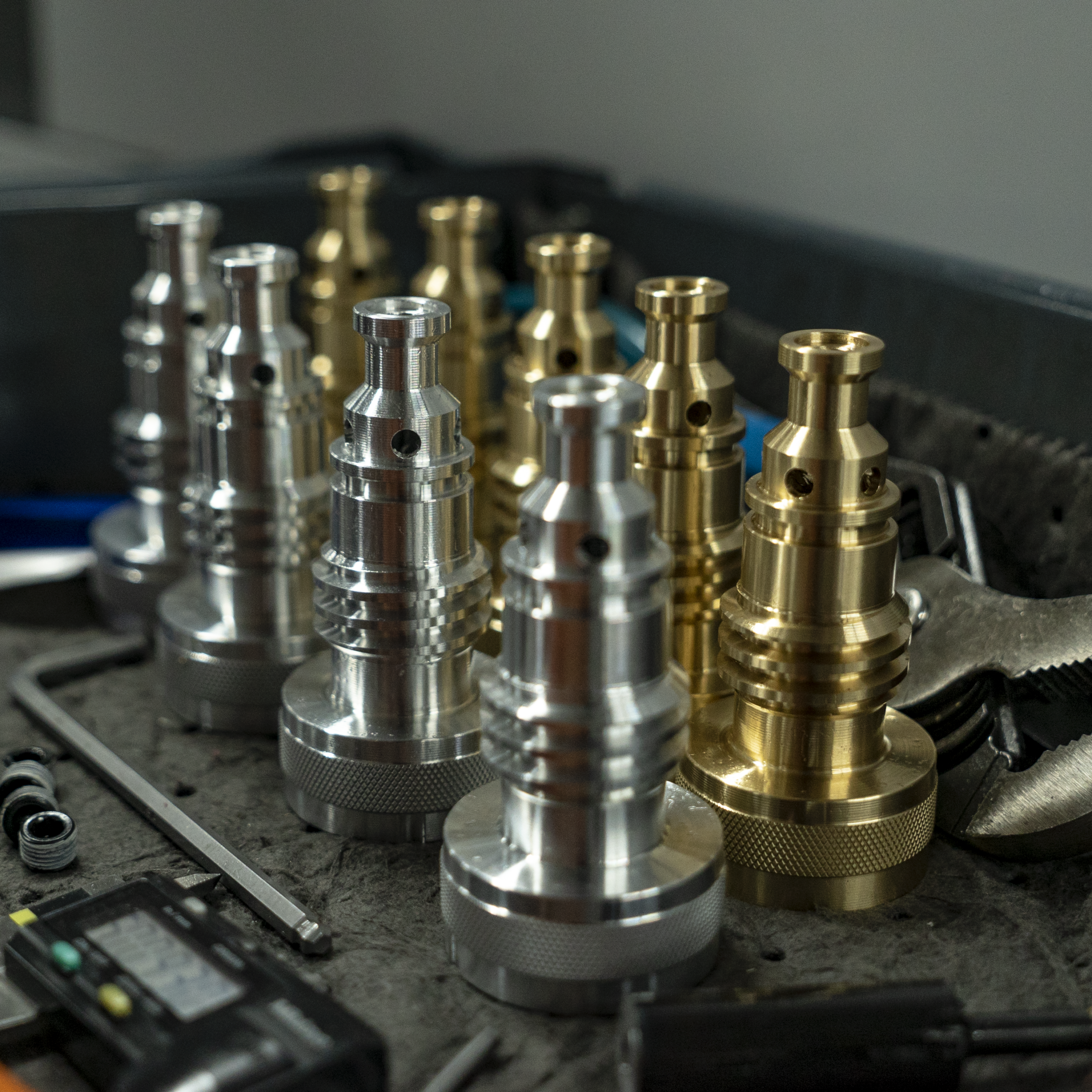 Fire suppression hose connectors machined in our oregon screw machine shop